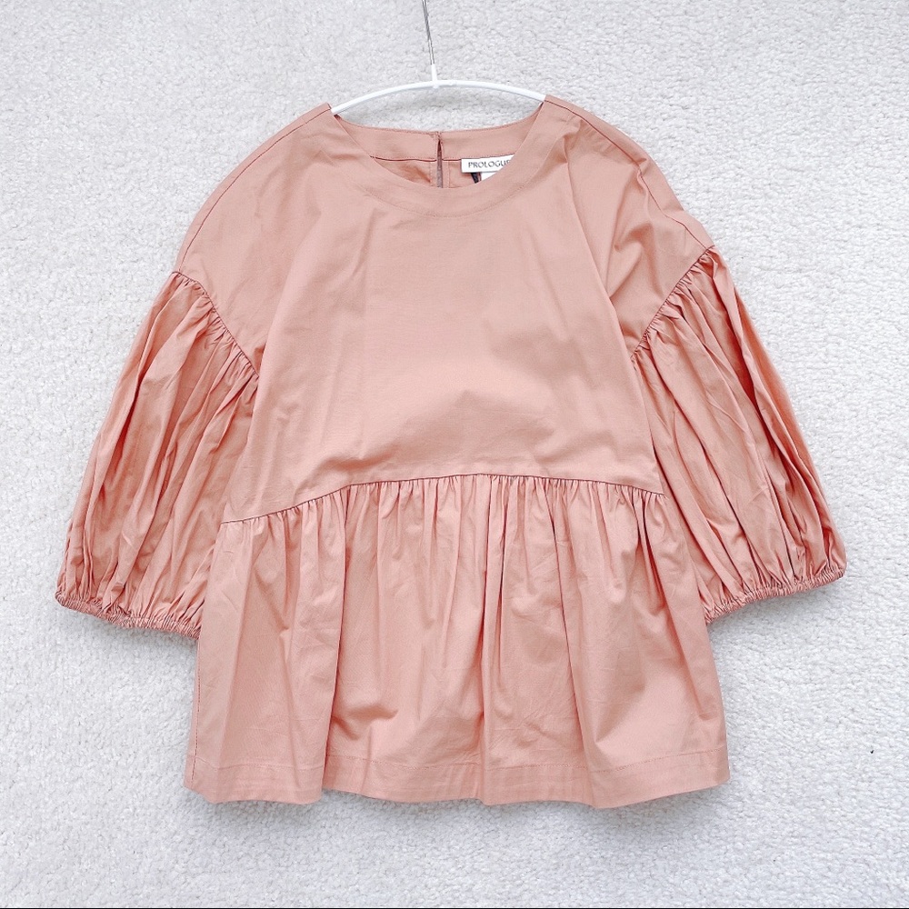 NWT PROLOGUE Target Balloon Puff Sleeve Blouse Top